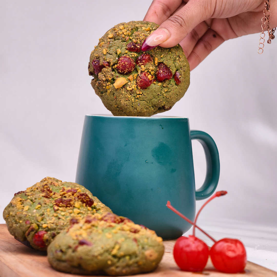 PISTASHH Cherry Cookies